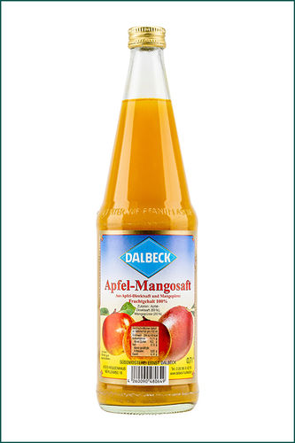 Apfel-Mangosaft 100 % Frucht 0,7 l/Fl.